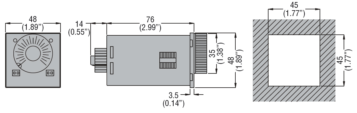 Таймер задержки включения Lovato Electric 31L48TPBM240
