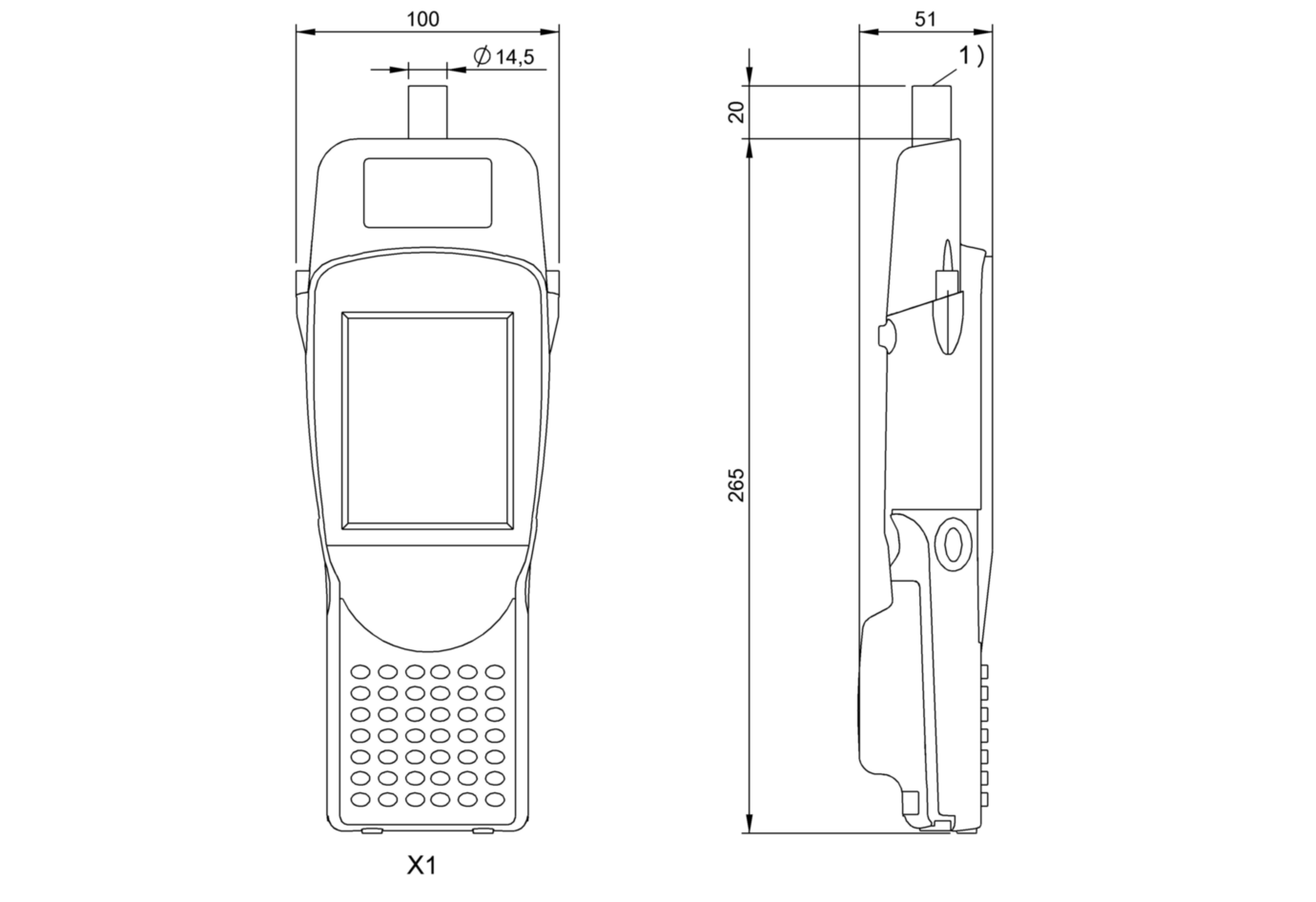 RFID портативный прибор чтения-записи Balluff BIS M-873-1-002-D-000-1012