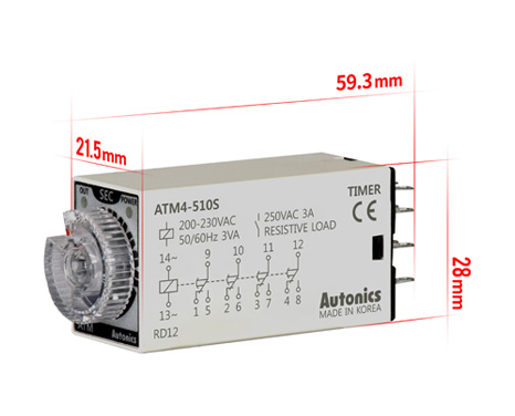 Таймер задержки включения Autonics ATM4-230S
