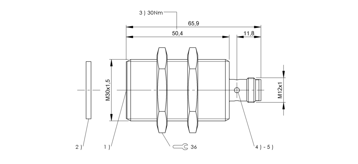 RFID головка чтения/записи Balluff BIS VM-333-401-S4