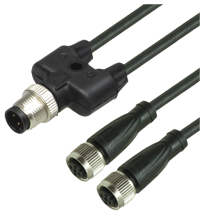 Y-образный разветвитель Pepperl Fuchs V1-G-BK0,3M-PUR-U-TEE-V1-G