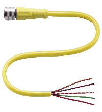 Соединительный кабель Pepperl Fuchs V125-G-YE5M-PVC