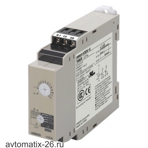 Аналоговый таймер Omron H3DK-G 24-240VAC/DC