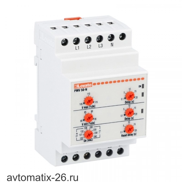 Реле контроля напряжения Lovato Electric PMV50NA440
