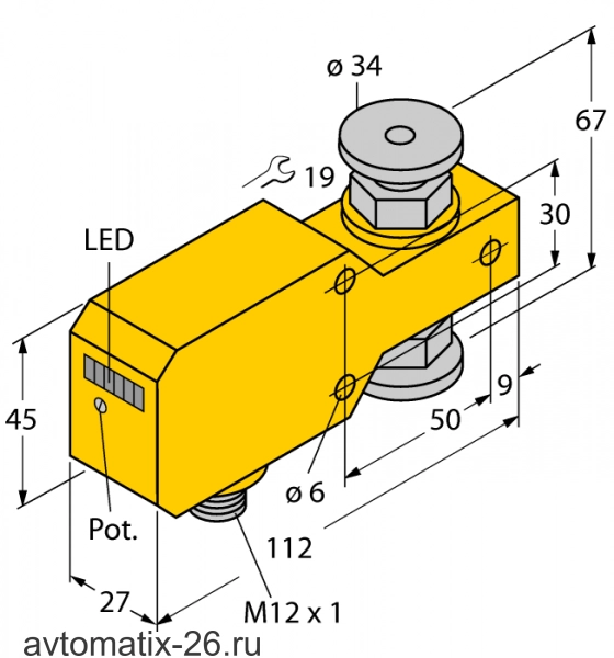 Датчик потока TURCK FCI-34D10A4P-AP8X-H1141