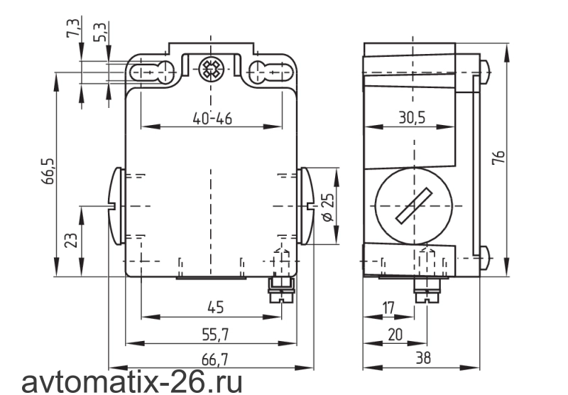 Kонцевой выключатель безопасности Schmersal Z4V7H 355-11Z-2138
