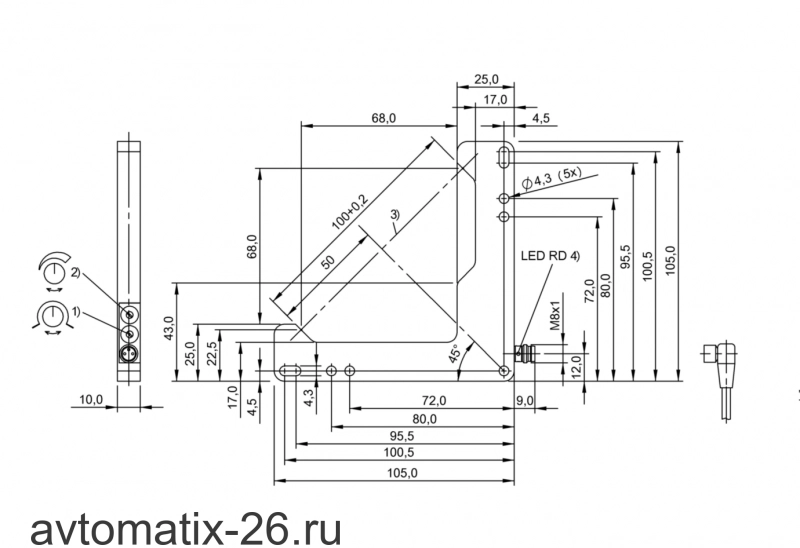 Щелевой датчик Balluff BWL 6868D-R011-S49