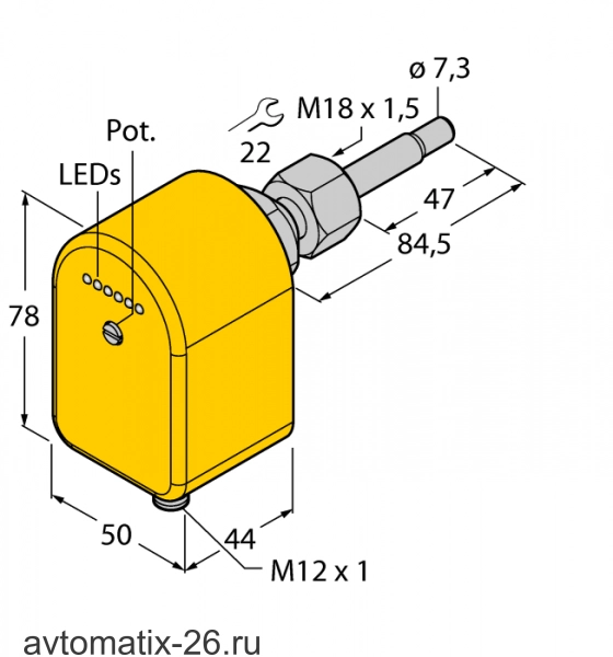 Датчик потока TURCK FCST-A4P-LILX-H1141