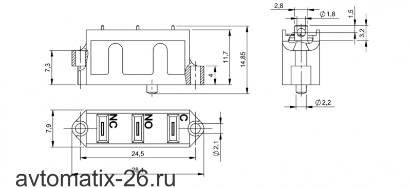 Элемент переключения Balluff BSE 69.1-RK