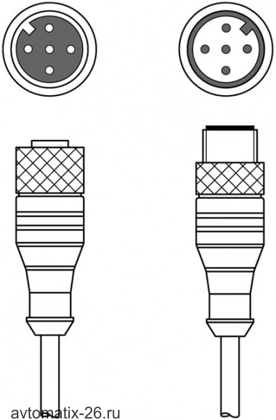 Соединительный кабель Leuze Electronic KDS S-M12-5A-M12-5A-P1-020-3DP
