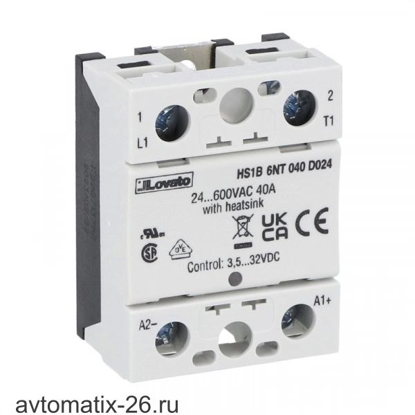 Твердотельное реле Lovato Electric HS1B6NT040D024