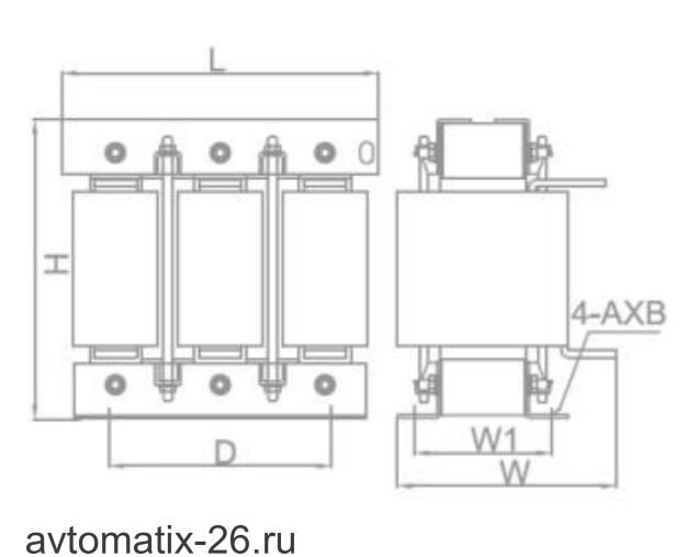 Трехфазный дроссель INNOVERT ZC-OCL-450
