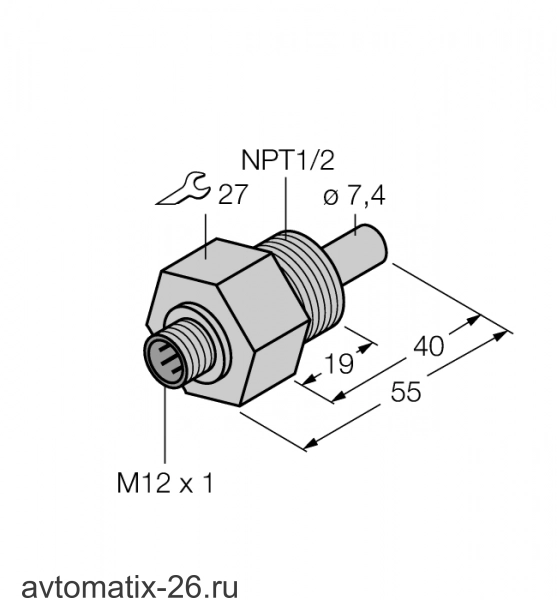 Датчик потока TURCK FCS-N1/2A4-NAEX-H1141