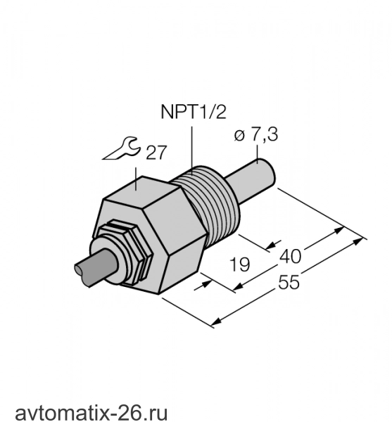 Датчик потока TURCK FCS-N1/2A4-NA