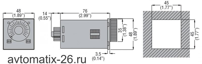 Таймер многофункциональный Lovato Electric 31L48MM240
