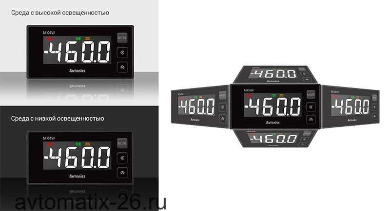 Цифровой индикатор-измеритель Autonics MX4W-V-FN