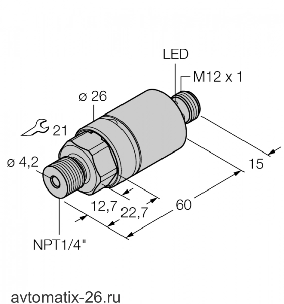 Датчик давления TURCK PC040V-203-2UPN8X-H1141