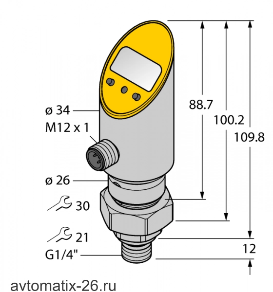Датчик давления TURCK PS250R-504-2UPN8X-H1141