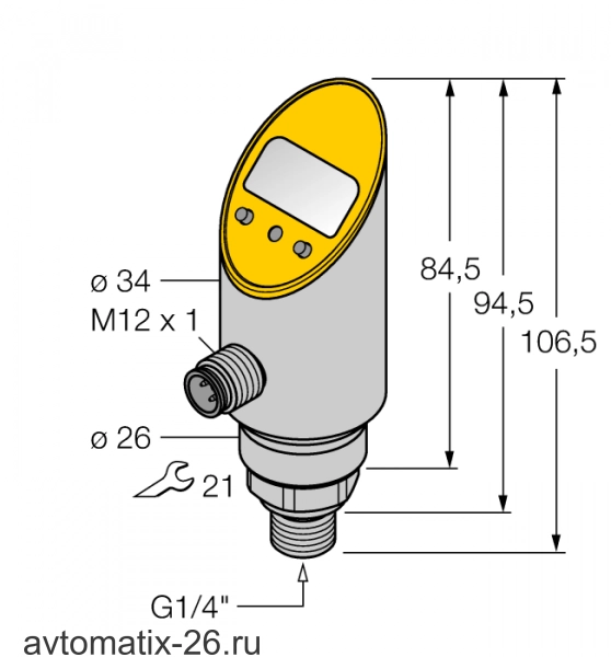 Датчик давления TURCK PS250R-304-2UPN8X-H1141
