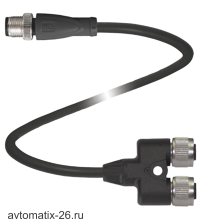 Y-образный разветвитель Pepperl Fuchs V1-G-T-BK2M-PUR-A-V1-G
