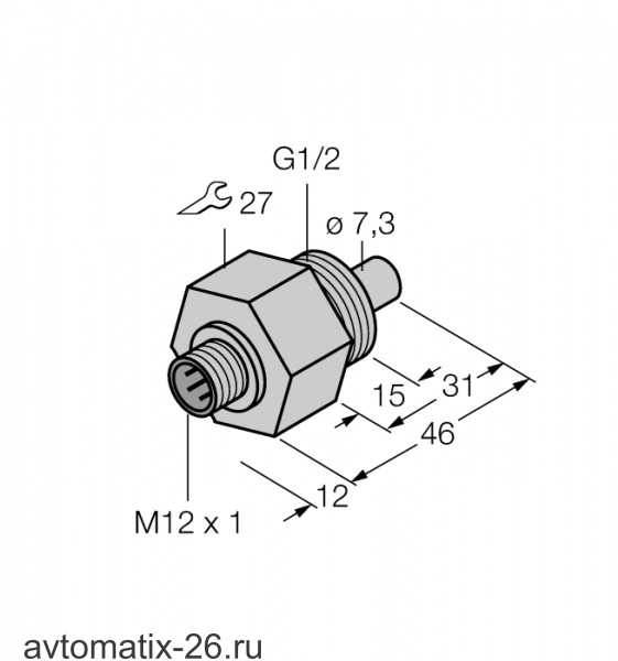 Датчик потока TURCK FCS-G1/2A4-NAEX0-H1141