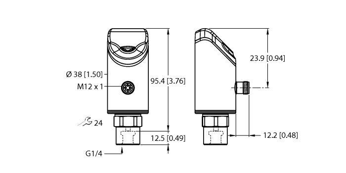 Датчик давления TURCK PS510-400-01-2UPN8-H1141