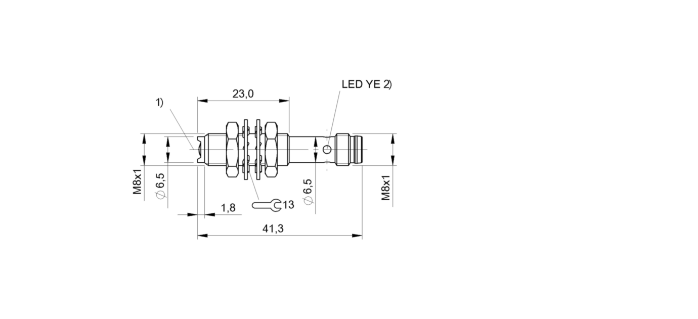 Оптический датчик Balluff BOS 08E-X-KS20-S49