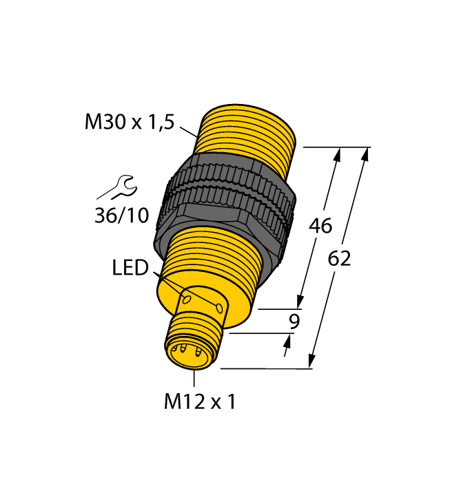 Индуктивный датчик TURCK BI10U-S30-AN6X-H1141