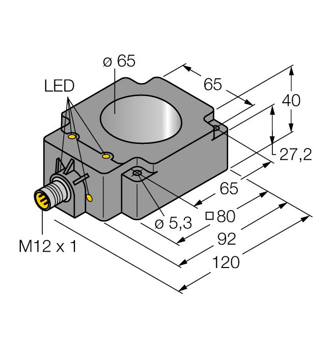 Кольцевой датчик TURCK BI65R-Q80-AP6X2-H1141
