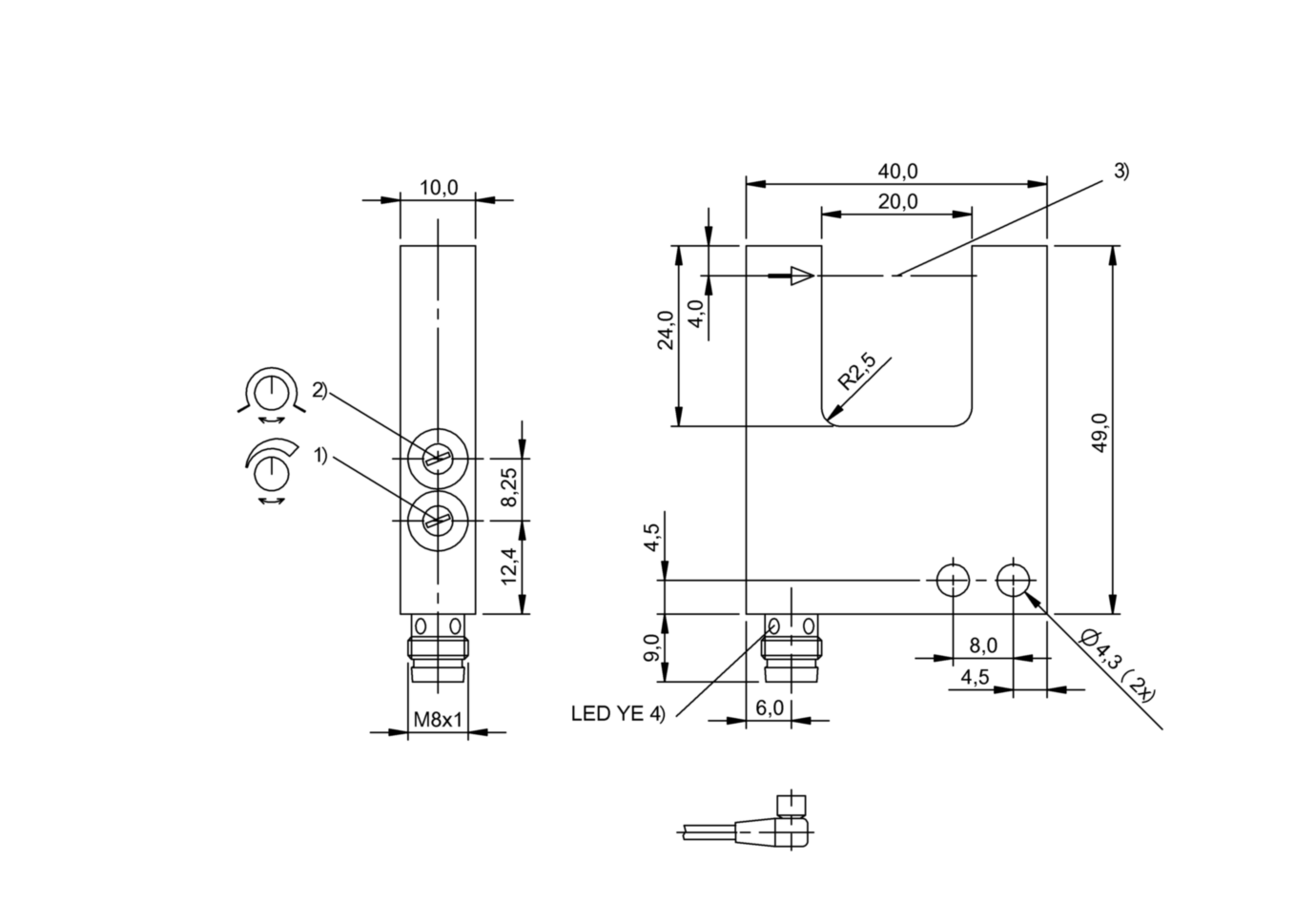 Щелевой датчик Balluff BGL 20A-006-S49