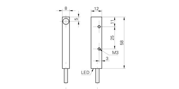 Оптический датчик Baumer FZDM 08P1001