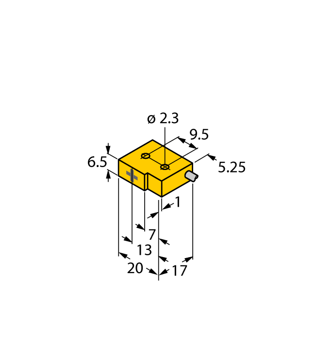 Индуктивный датчик TURCK BI1-Q6.5-AP6/S34