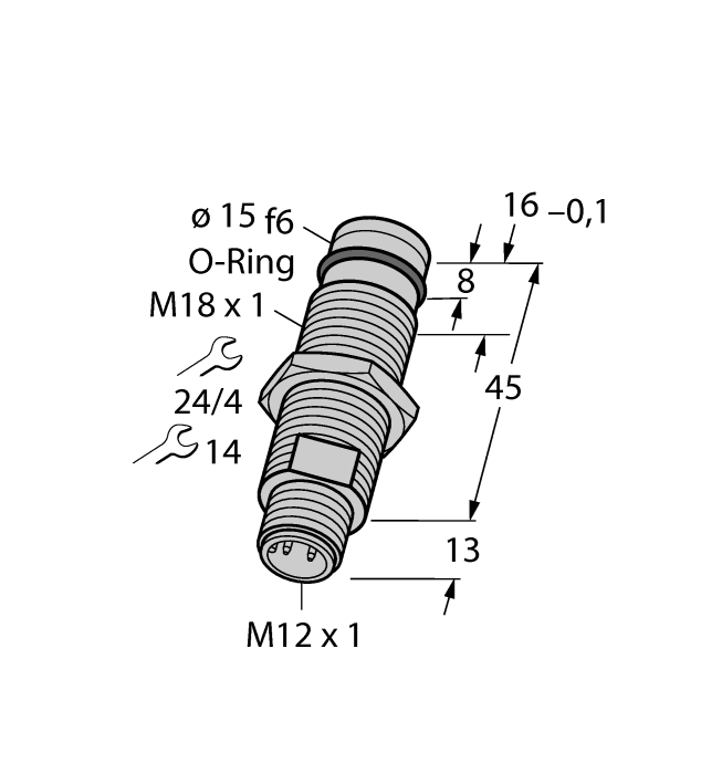 Индуктивный датчик TURCK BID2-G180-AP6-H1141/S212