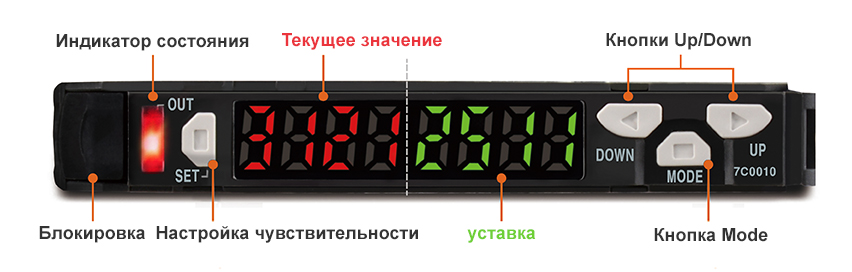 Усилитель для оптоволоконных датчиков Autonics BF5R-S1-P