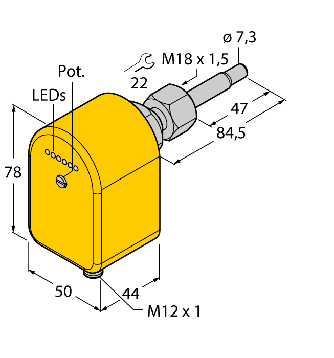 Датчик потока TURCK FCST-A4P-ARX-H1140