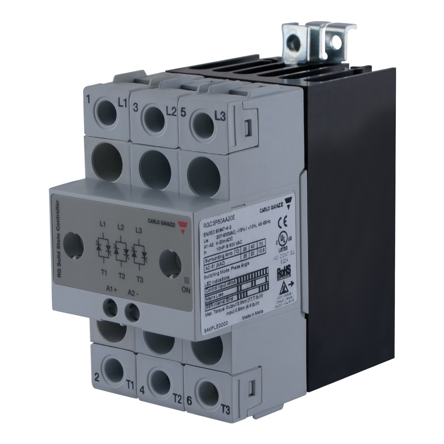 Реле безопасности Carlo Gavazzi RGC3P60AA20C1