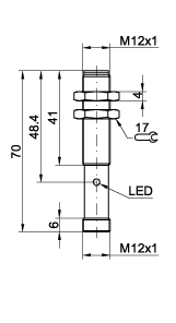 Ультразвуковой датчик Sensopart UT 12-370-A-IL4