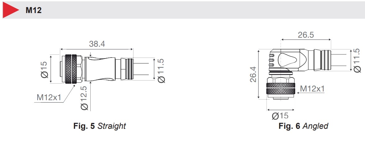 Разъем с кабелем Carlo Gavazzi CONE15NF-S5