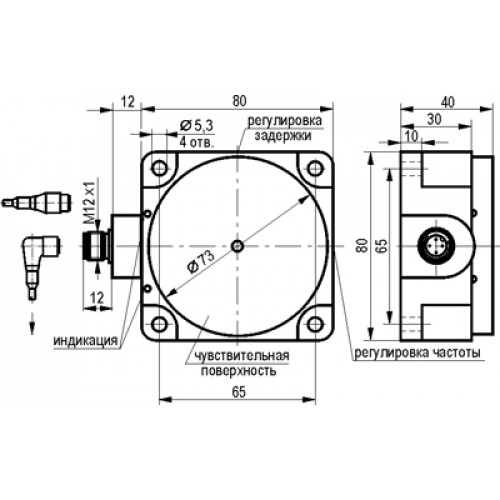 Датчик скорости вращения ТЕКО IV3N IC7P5-43N-40-LZS4