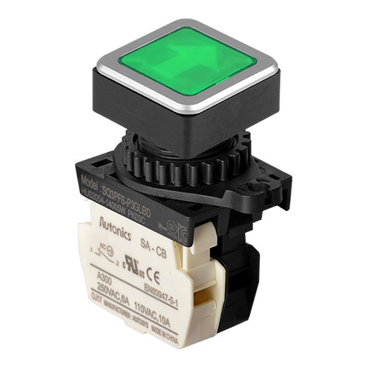 Кнопочный выключатель Autonics SQ3PFS-P3GLBD