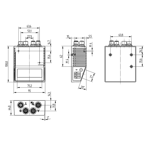 Сканер штрих-кодов Wenglor FIS-0870-1105
