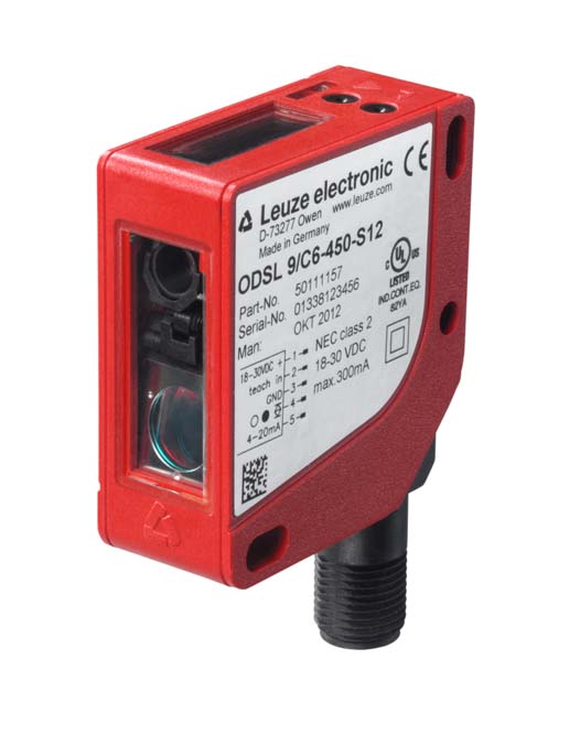 Лазерный датчик расстояния Leuze Electronic ODSL 9/D36-650-S12