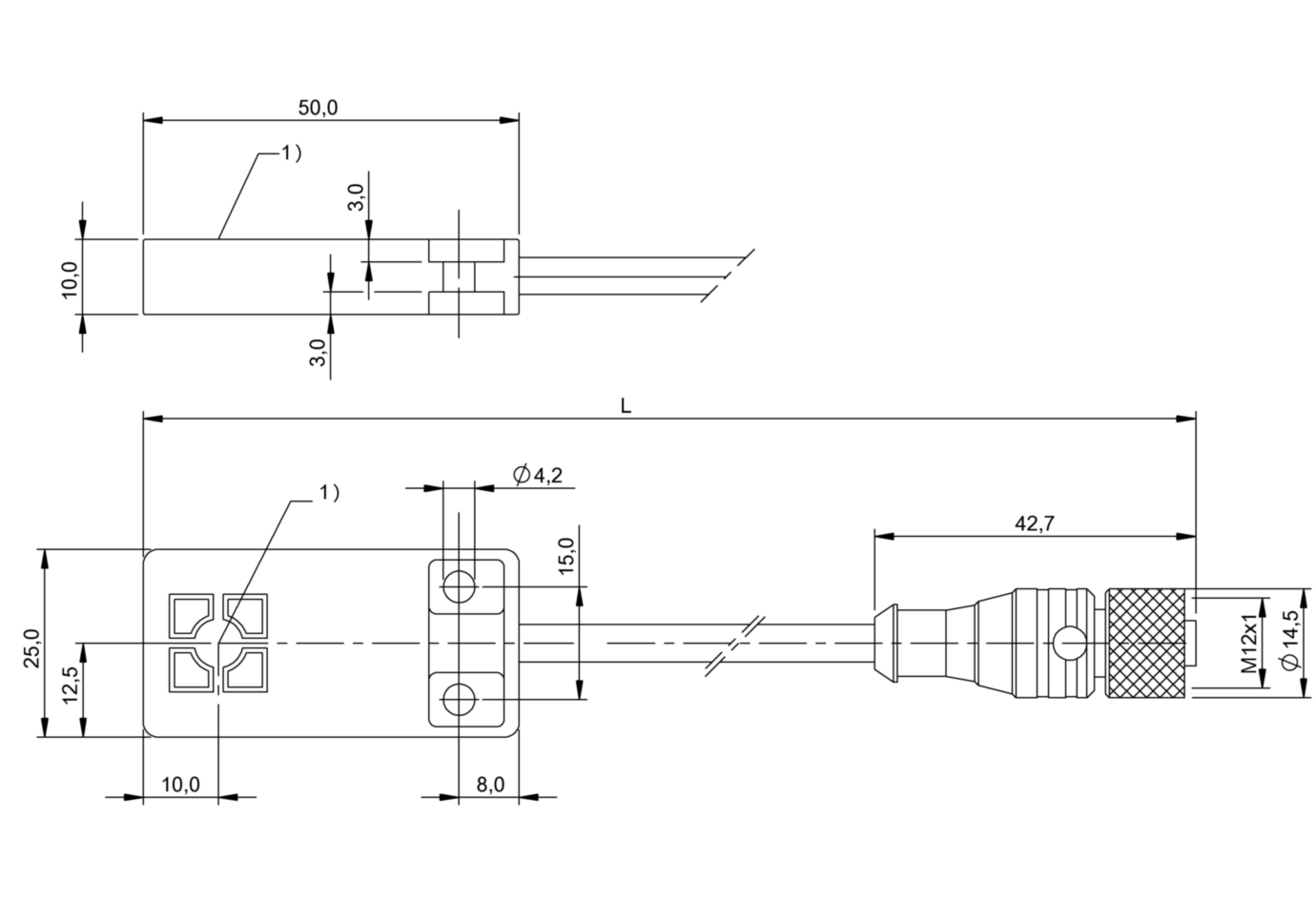 RFID головка чтения/записи Balluff BIS C-305-PU1-10