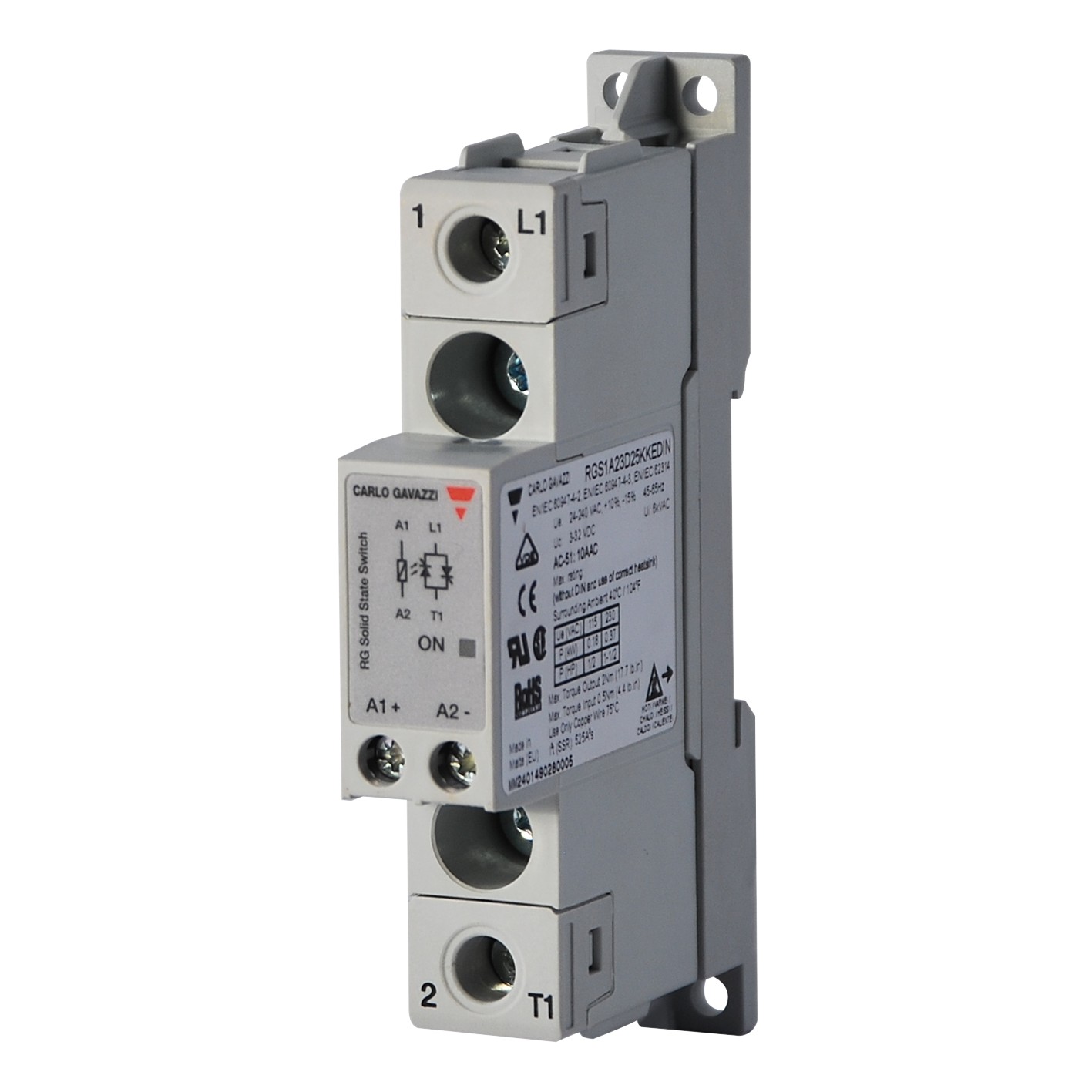 Реле безопасности Carlo Gavazzi RGS1A60D25KKEDIN