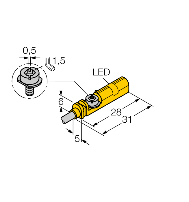 Магнитный датчик TURCK BIM-UNT-AY1X/S1139