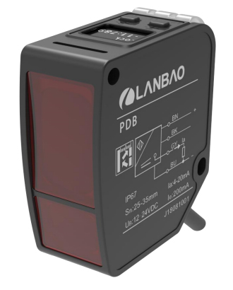 Оптический датчик расстояния LANBAO PDB-CC50TGI
