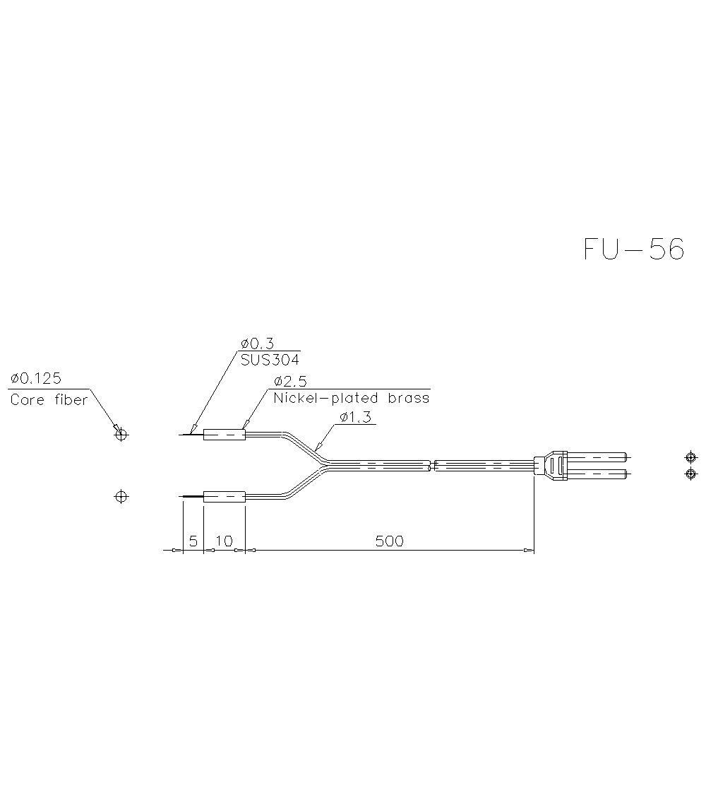Оптоволоконный кабель KEYENCE FU-56