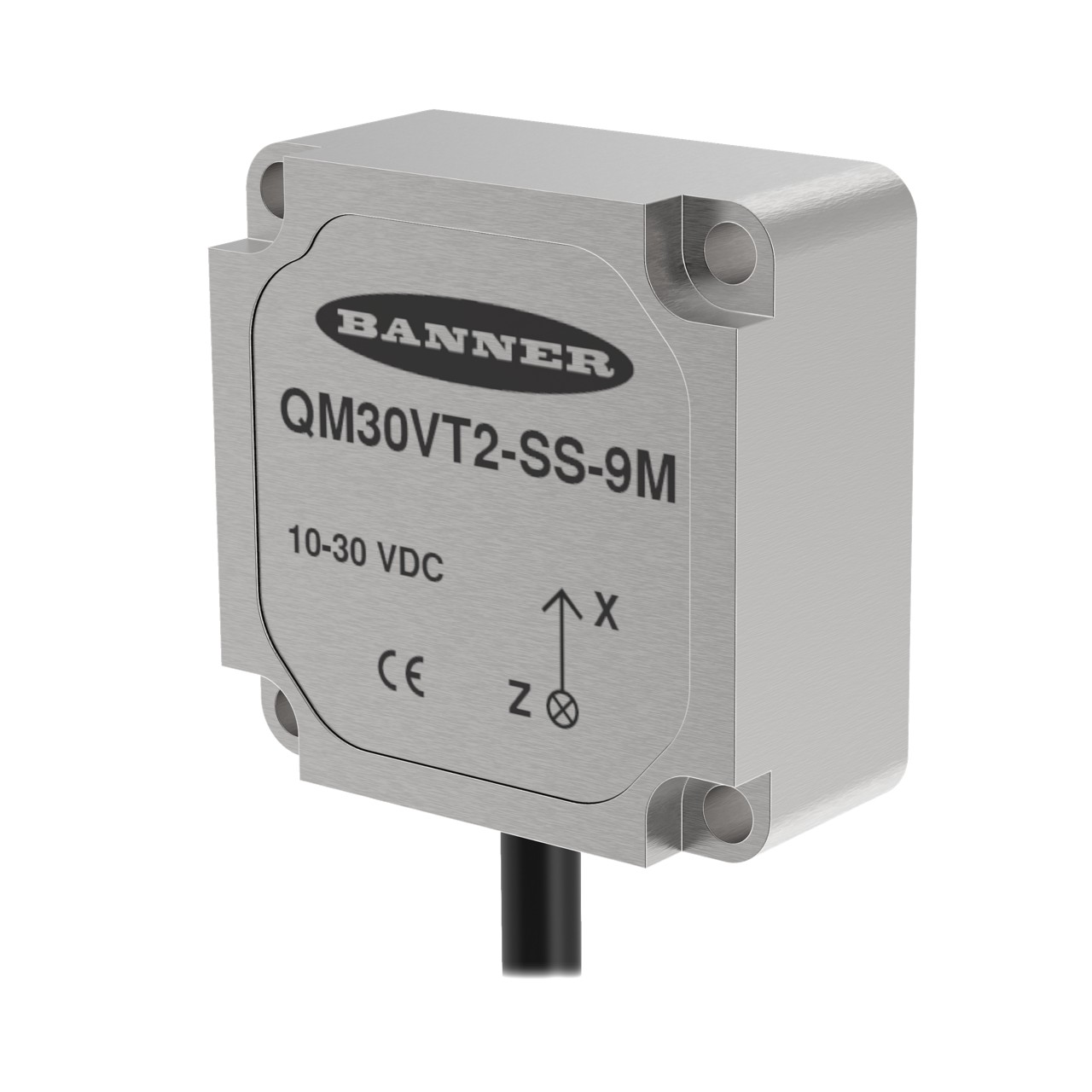 Датчик вибрации Banner QM30VT2-SS-9M