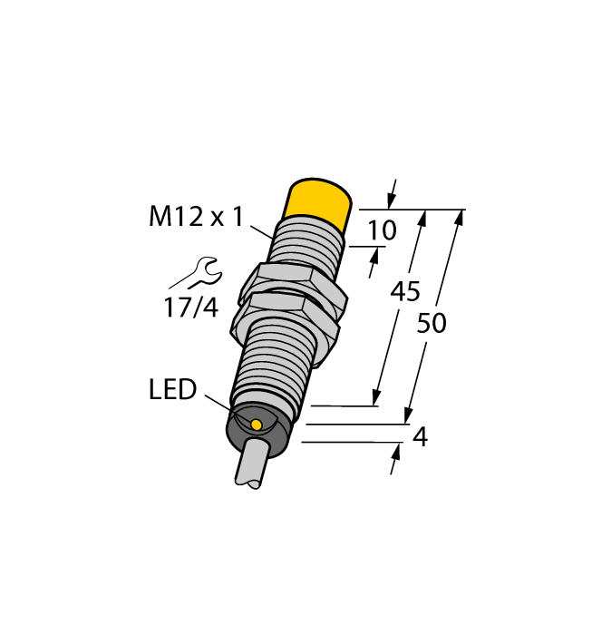 Индуктивный датчик TURCK NI8U-M12-AN6X