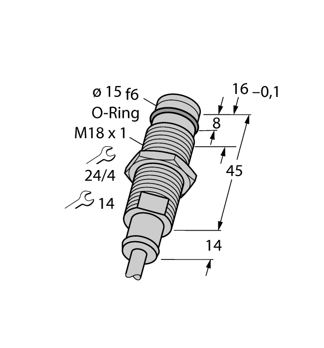 Индуктивный датчик TURCK BID2-G180-Y0/S212